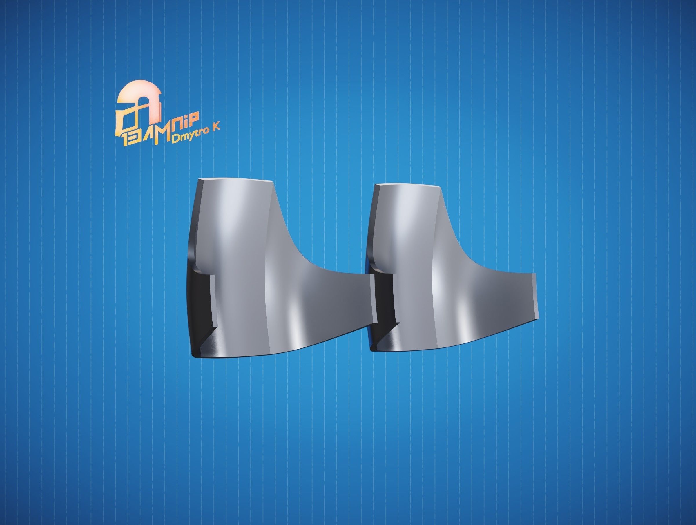 Custom Mandalorian Elbow Armor 3 3D print model_3