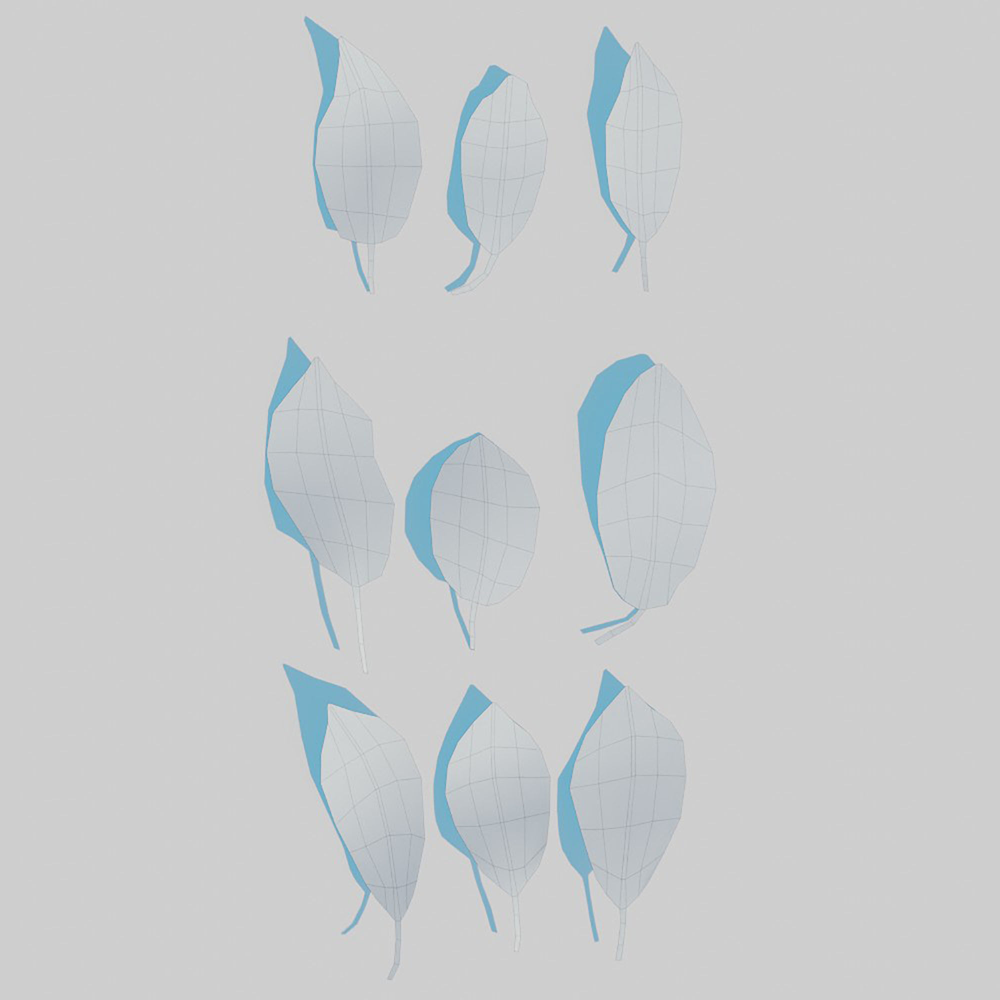 Dry Plants Pack 3D model_44