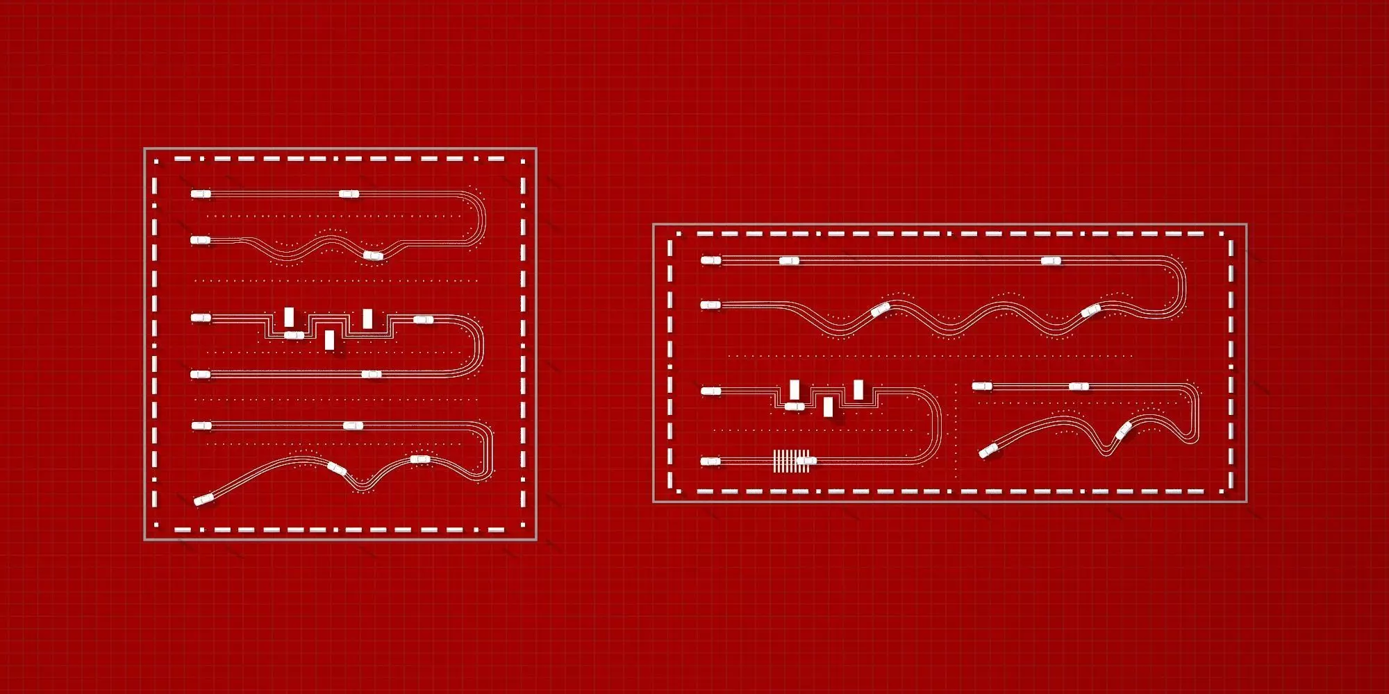 Car test drive route 3D model_0