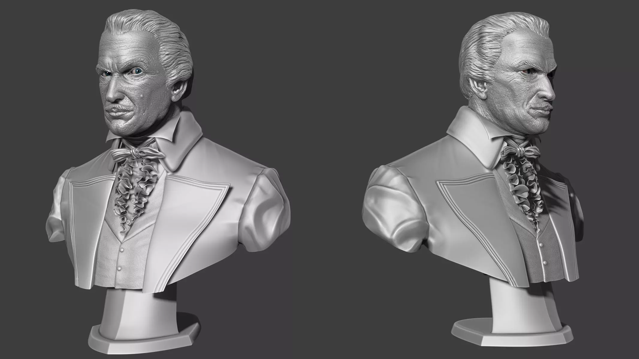 Vincent Price Bust 3D Print Ready 3D print model_0