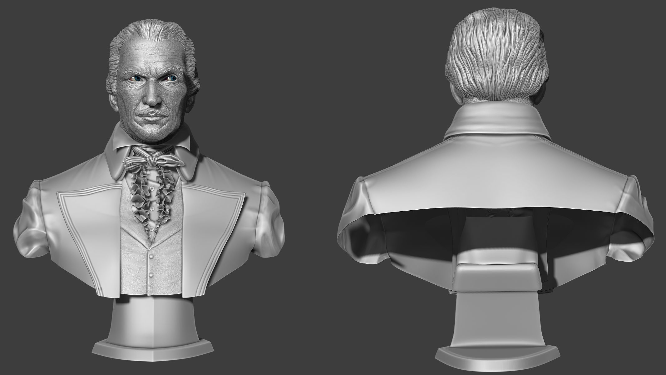 Vincent Price Bust 3D Print Ready 3D print model_10