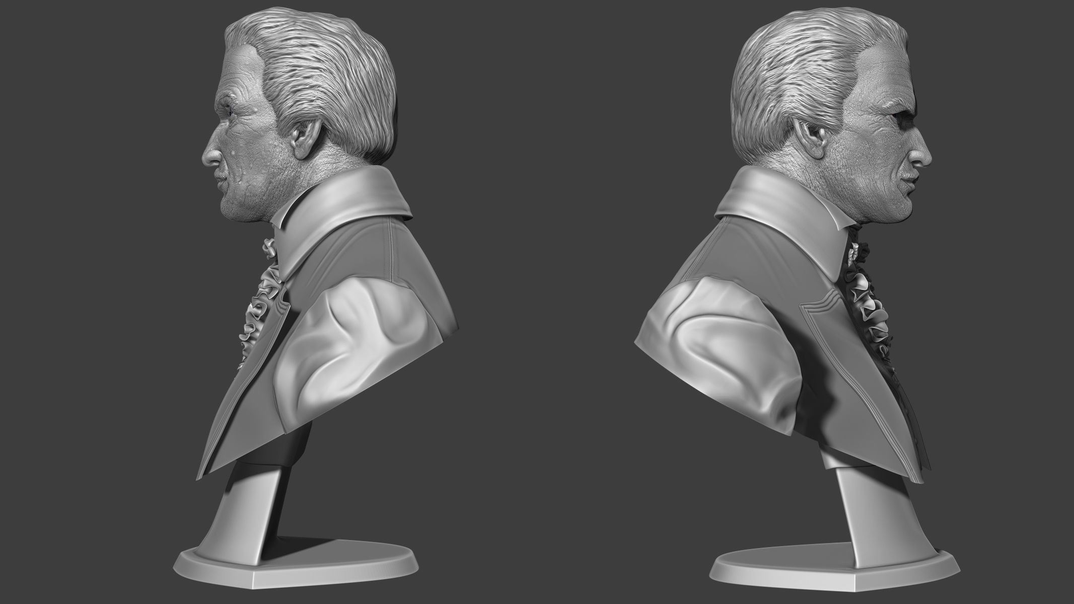 Vincent Price Bust 3D Print Ready 3D print model_8
