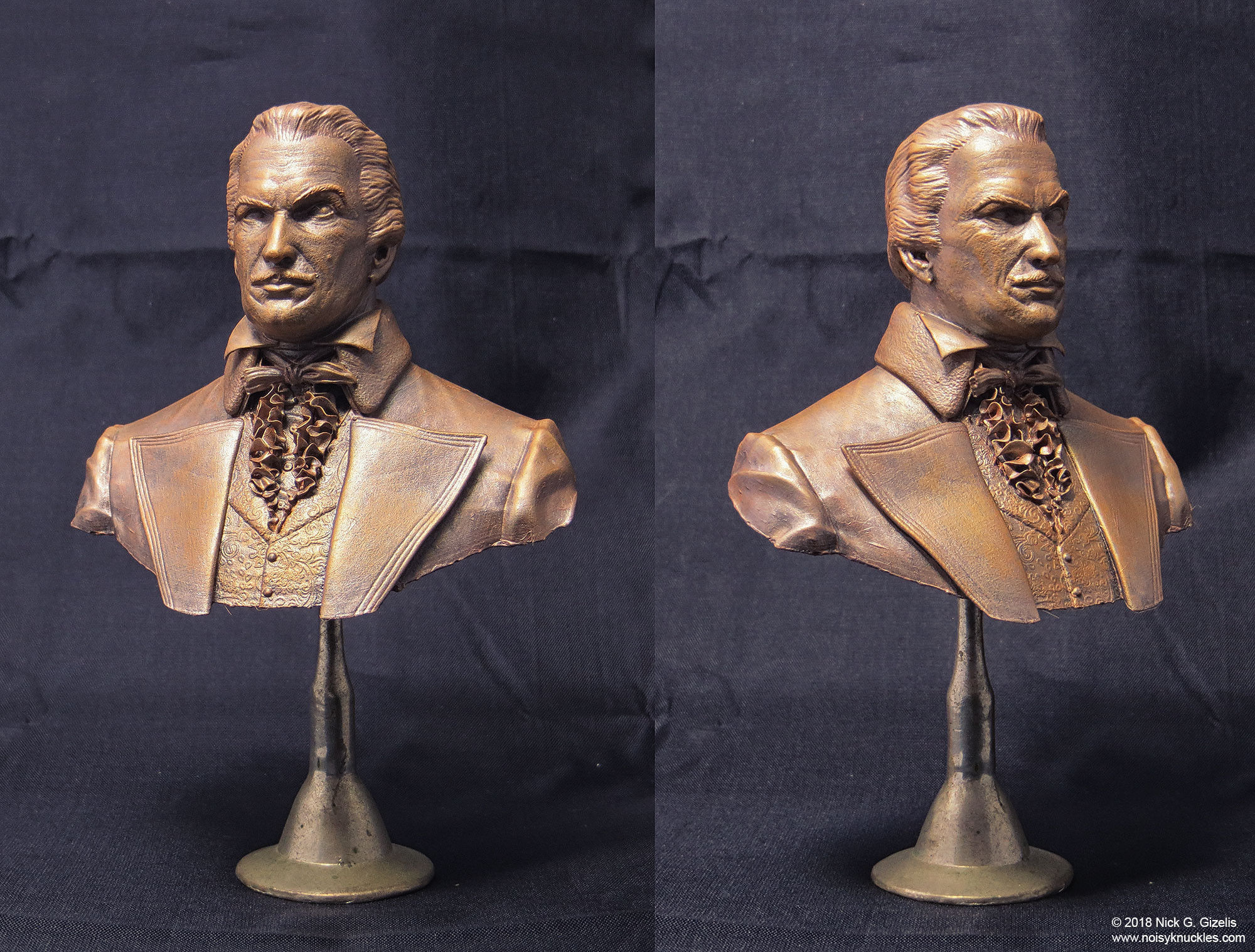 Vincent Price Bust 3D Print Ready 3D print model_11