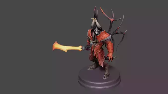 Doom Printable from Dota2