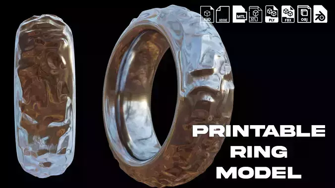 Printable ring model