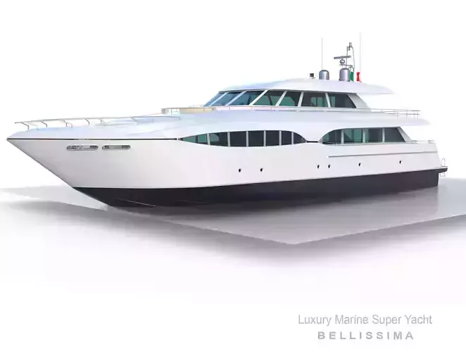 Super Yacht Bellissima 3D model