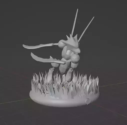 Scyther pokemon 3D print model