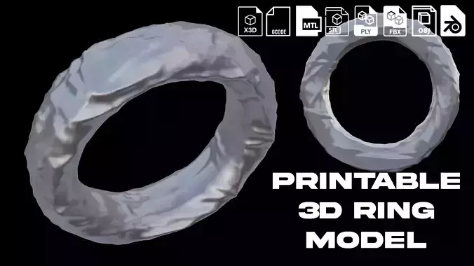 Printable ring model