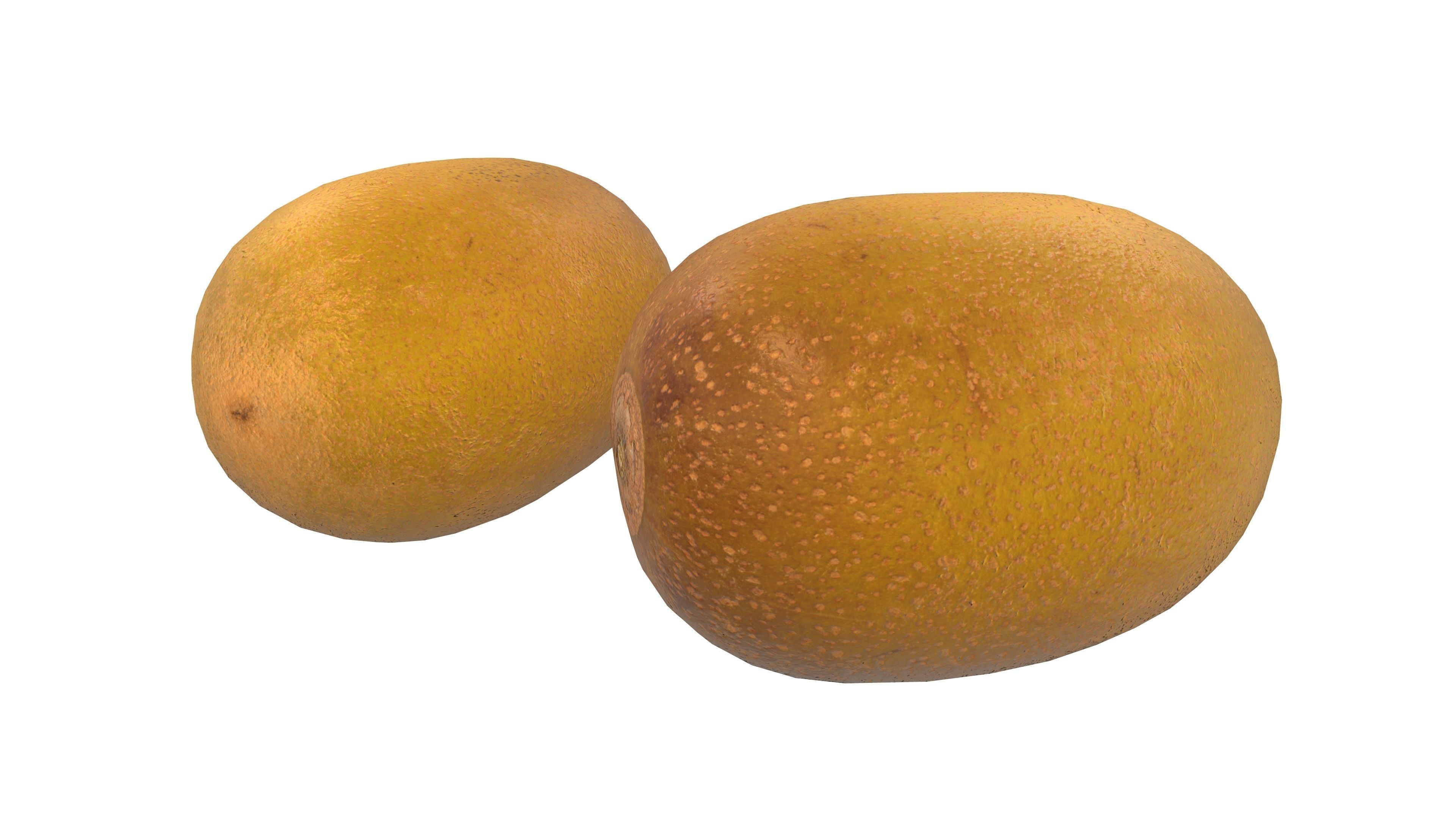 Kiwi Fruit AR VR Low-poly Low-poly 3D model_3