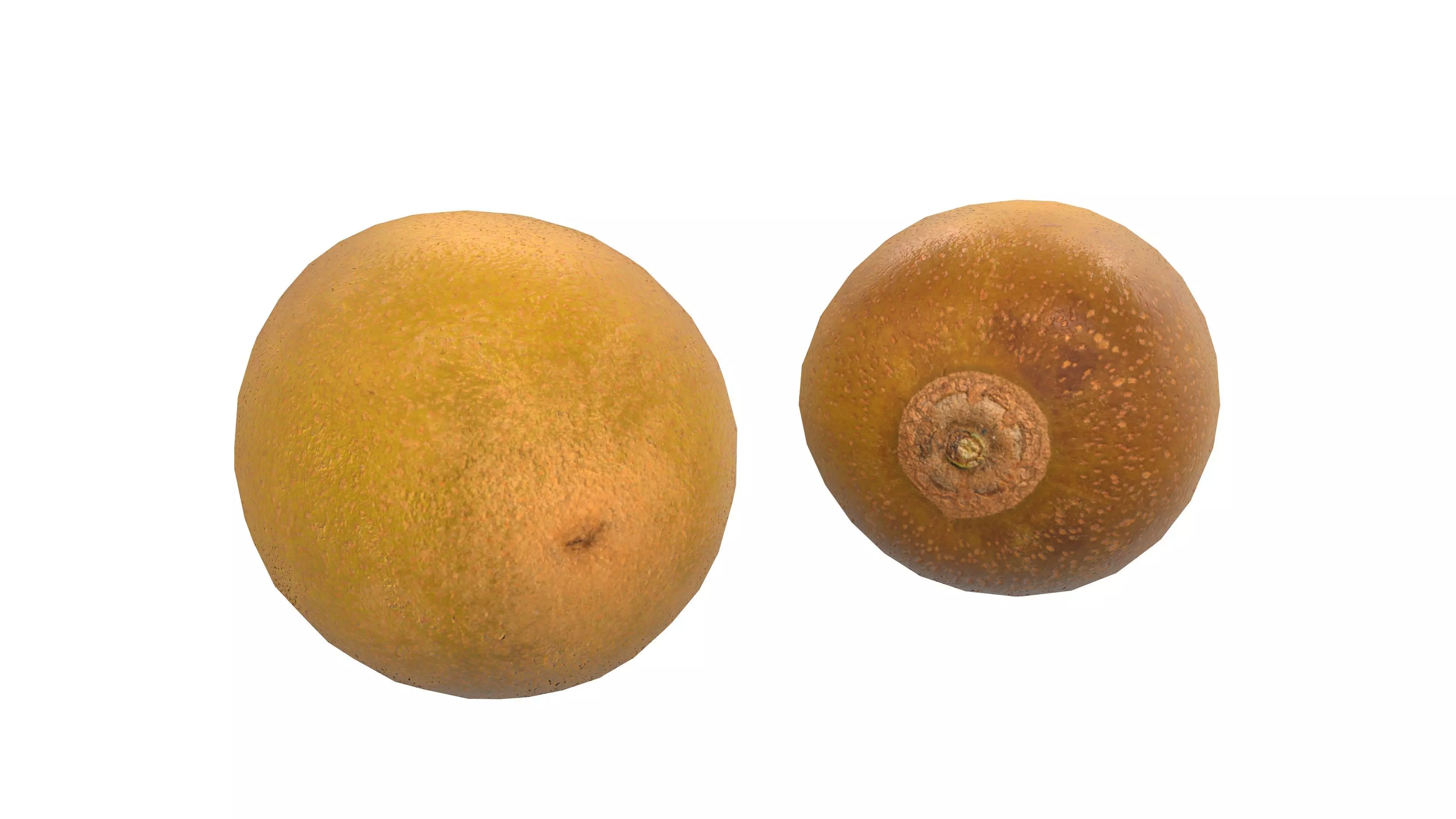 Kiwi Fruit AR VR Low-poly Low-poly 3D model_0