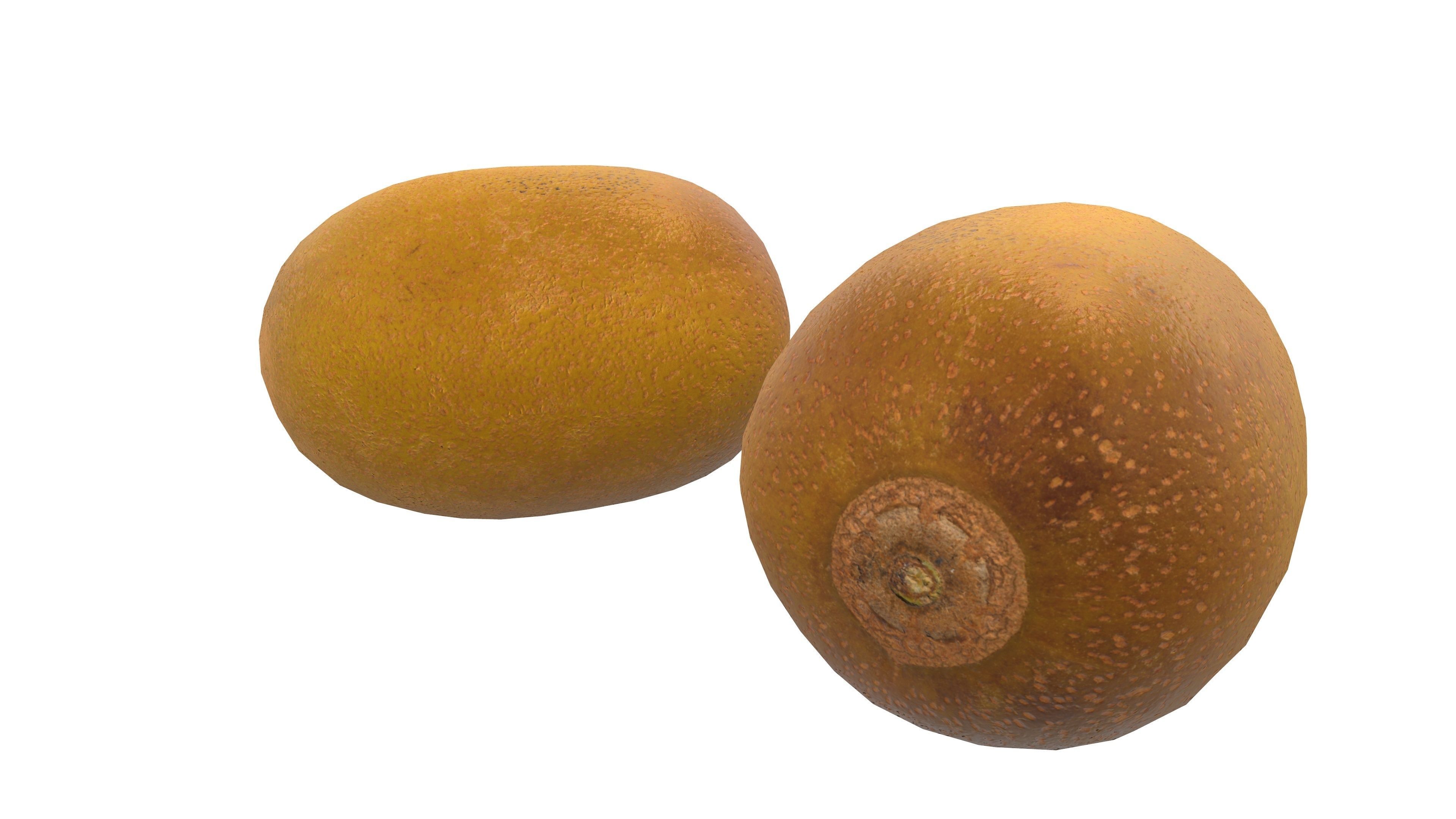 Kiwi Fruit AR VR Low-poly Low-poly 3D model_9