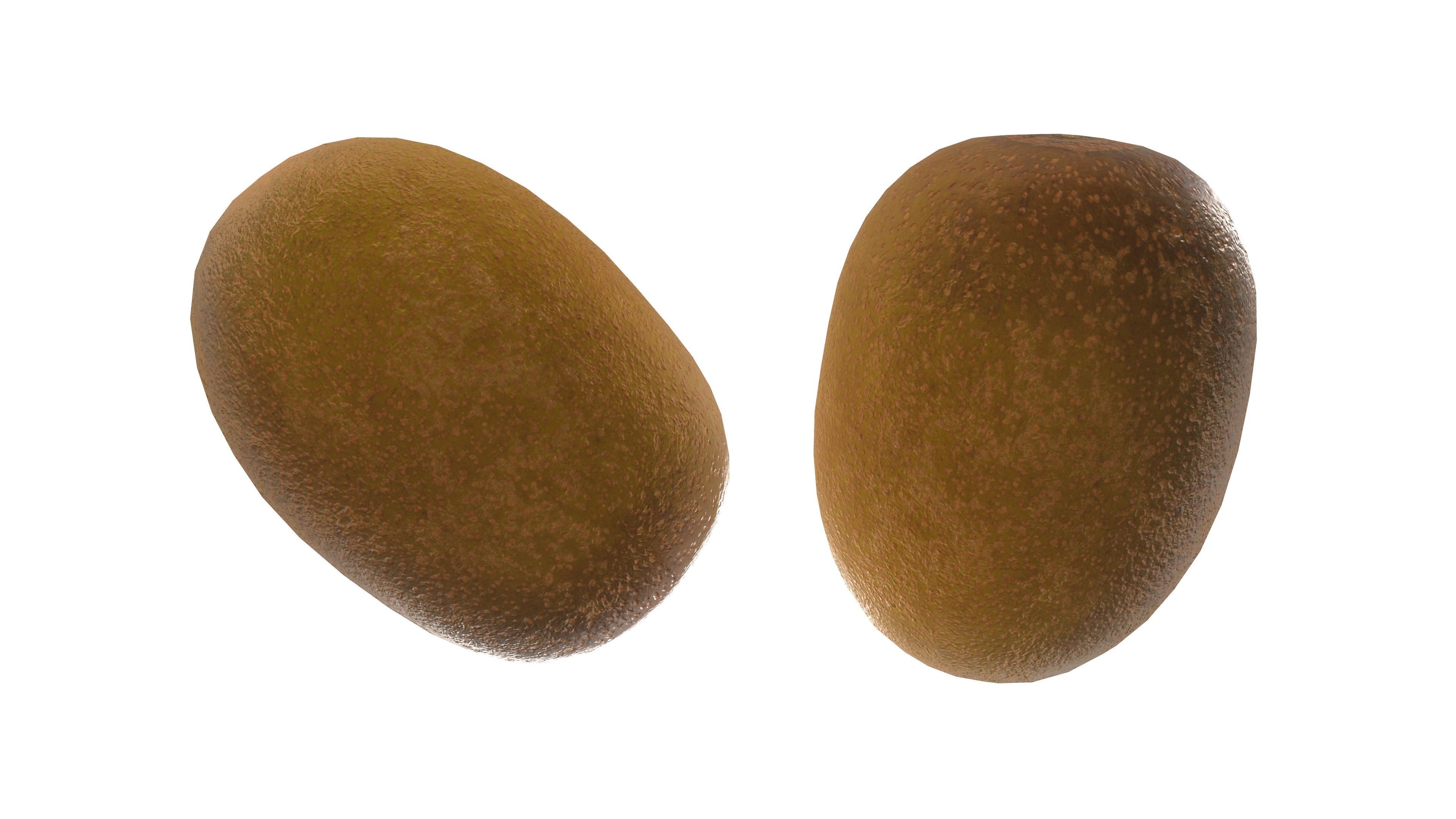 Kiwi Fruit AR VR Low-poly Low-poly 3D model_11