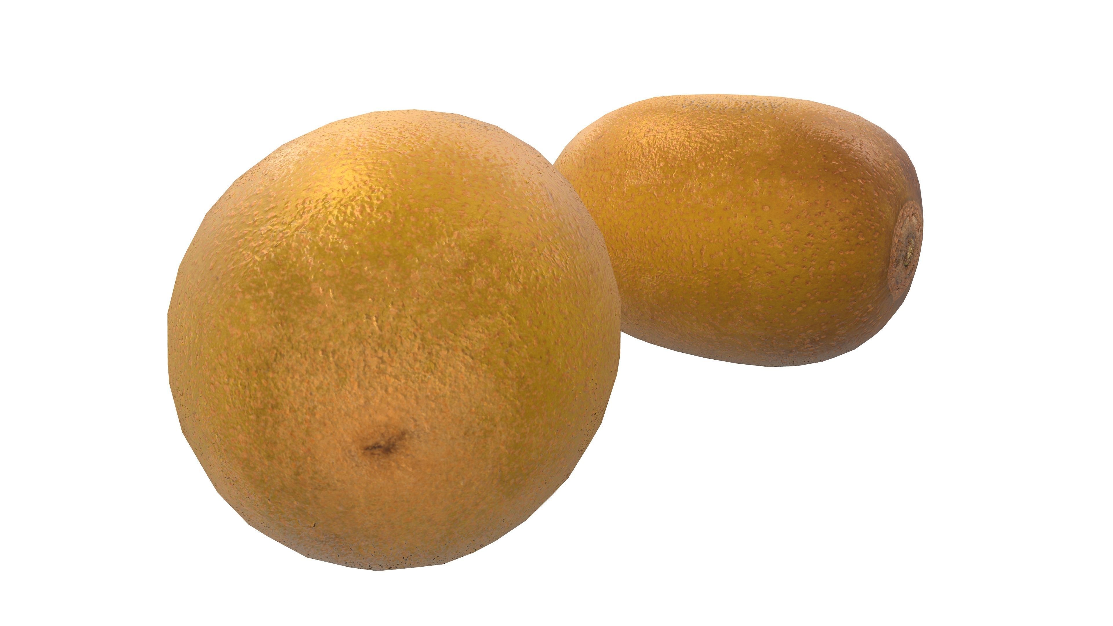 Kiwi Fruit AR VR Low-poly Low-poly 3D model_6