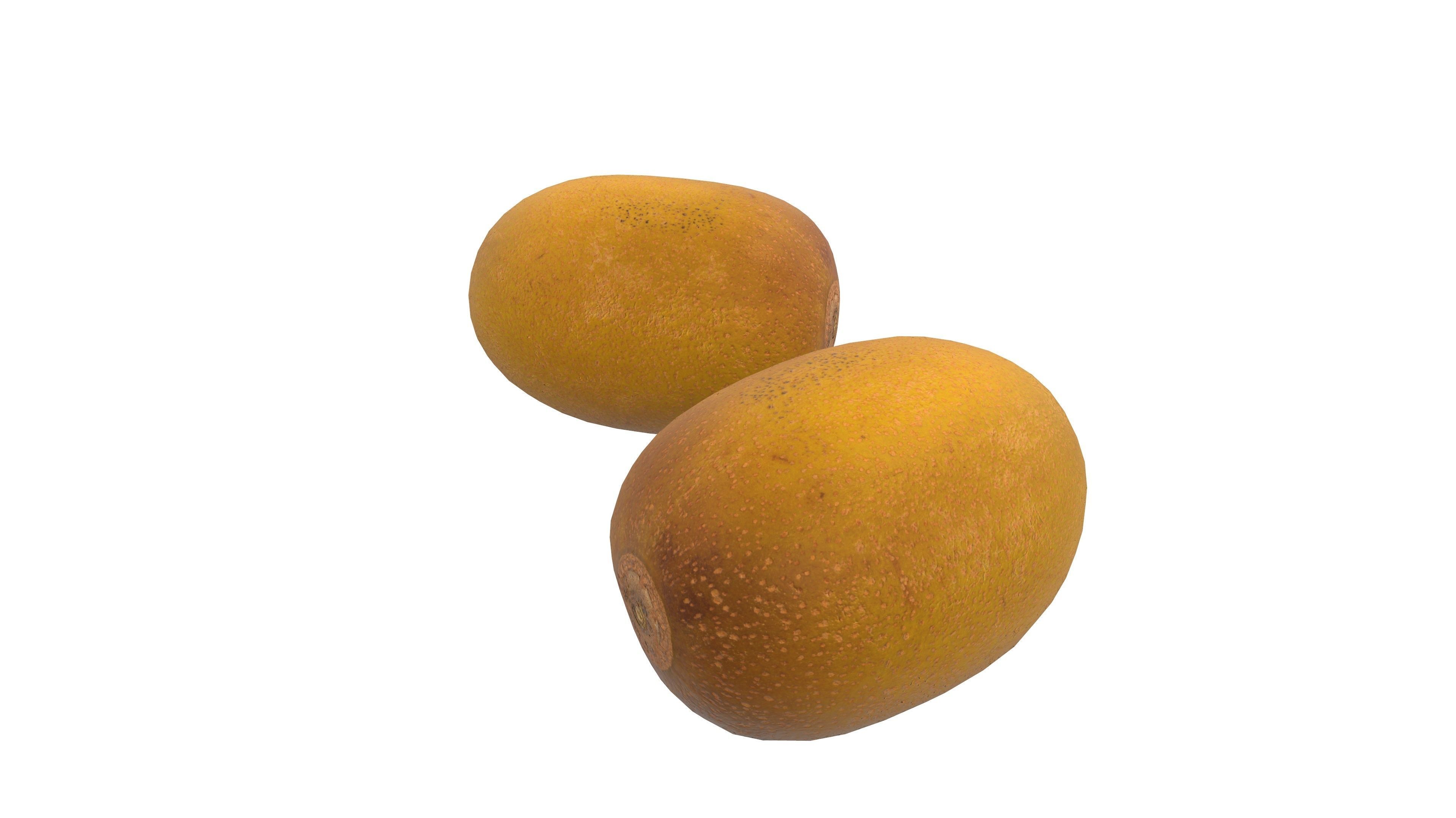 Kiwi Fruit AR VR Low-poly Low-poly 3D model_12