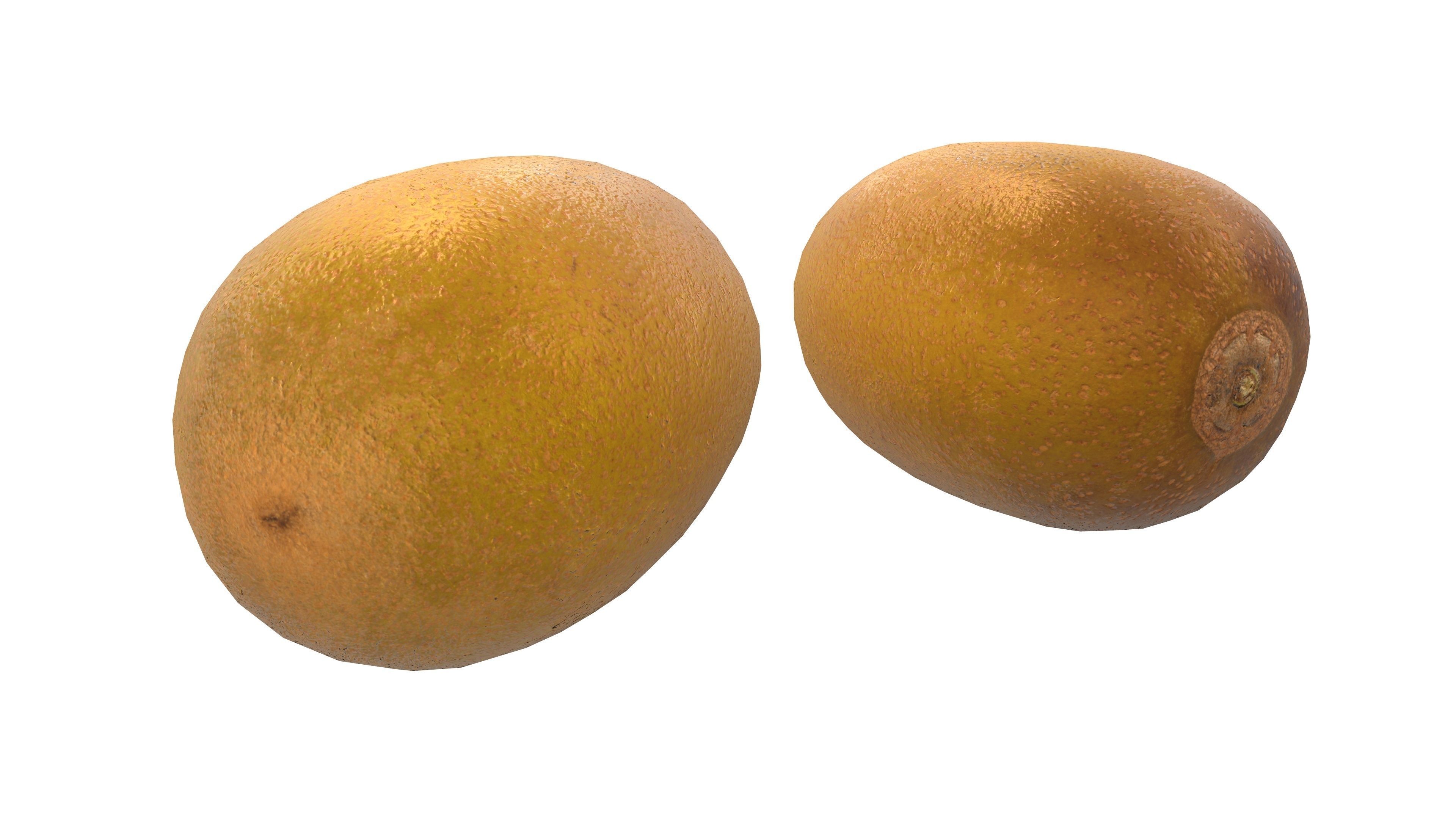 Kiwi Fruit AR VR Low-poly Low-poly 3D model_7