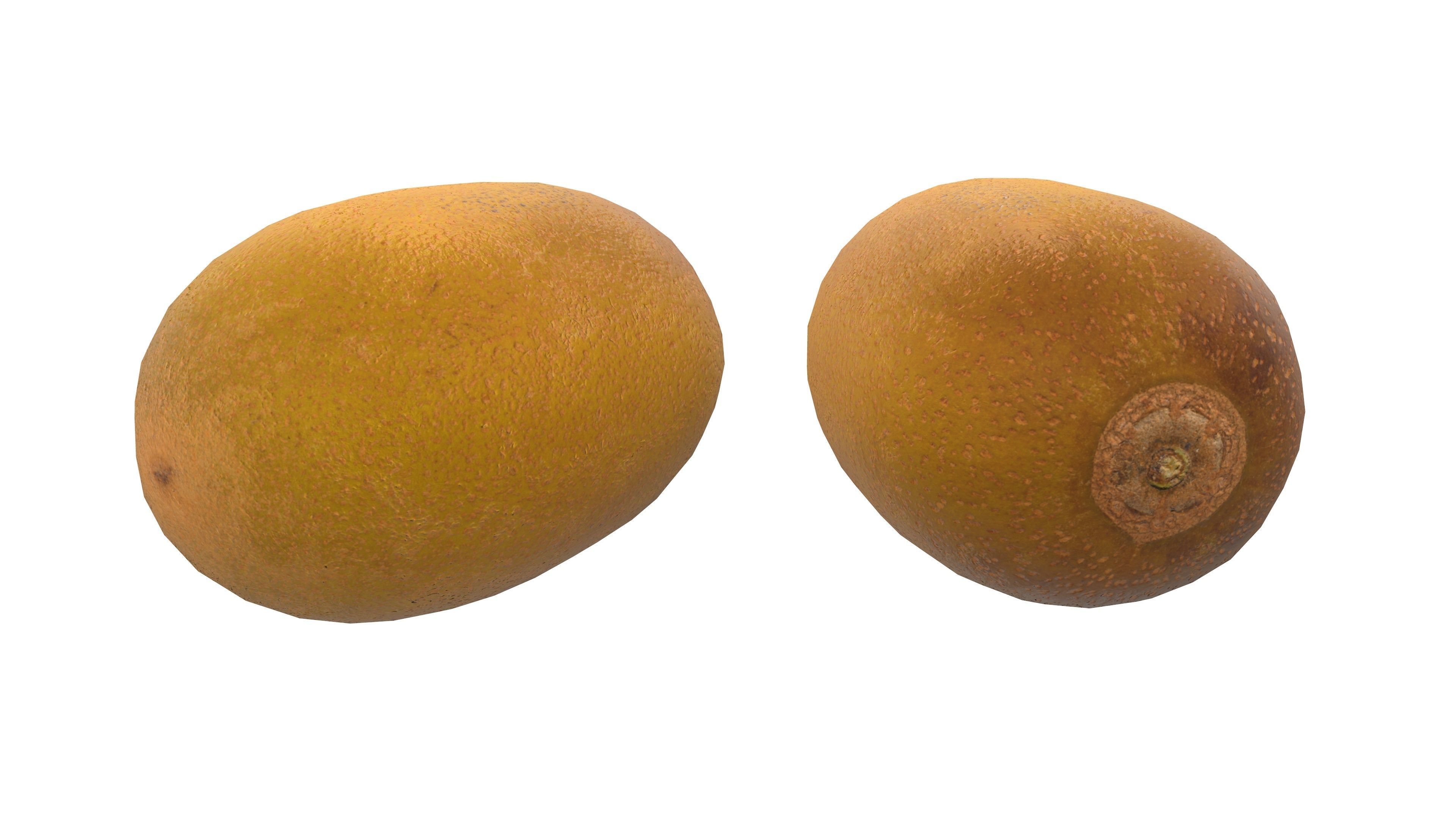 Kiwi Fruit AR VR Low-poly Low-poly 3D model_8