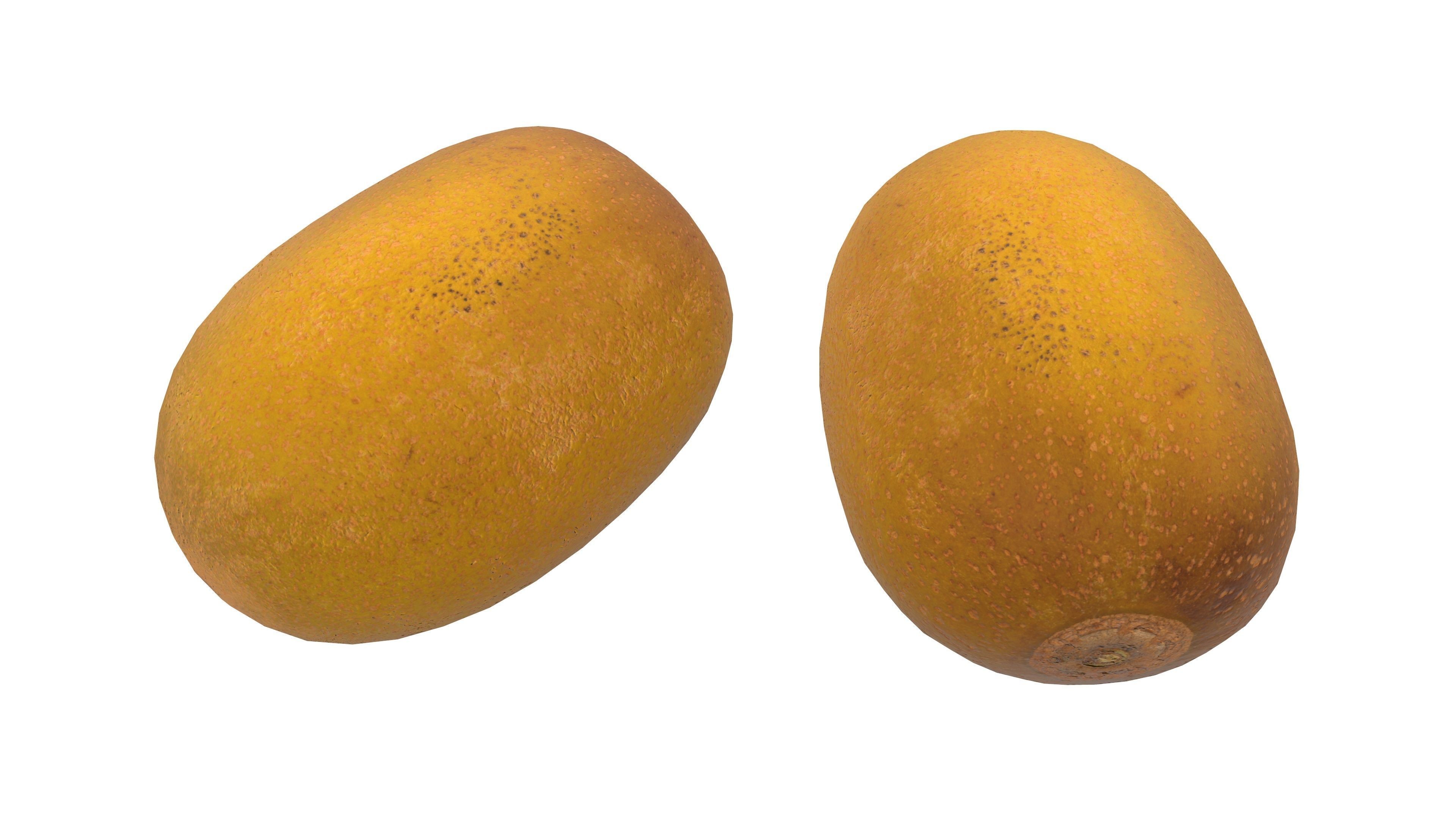 Kiwi Fruit AR VR Low-poly Low-poly 3D model_10