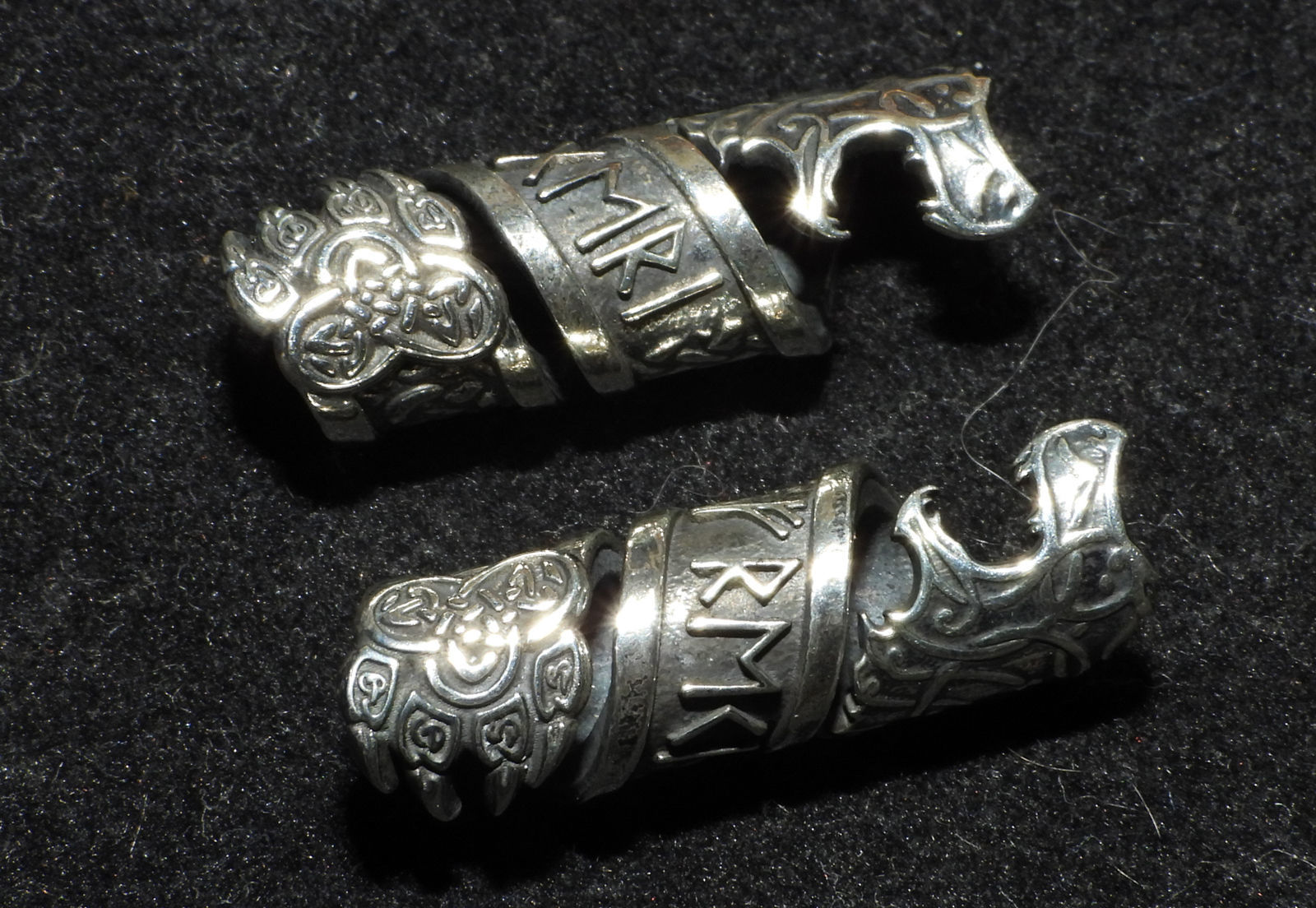 Norse Beard Rings 3D Print Ready 3D print model_4