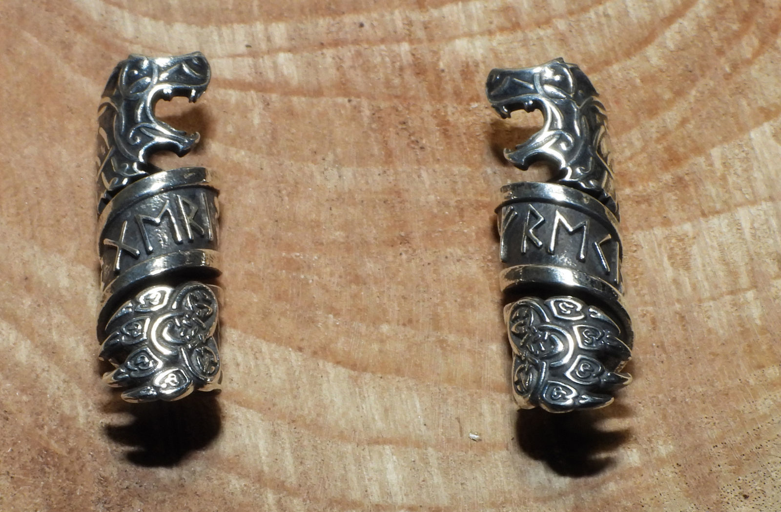 Norse Beard Rings 3D Print Ready 3D print model_5