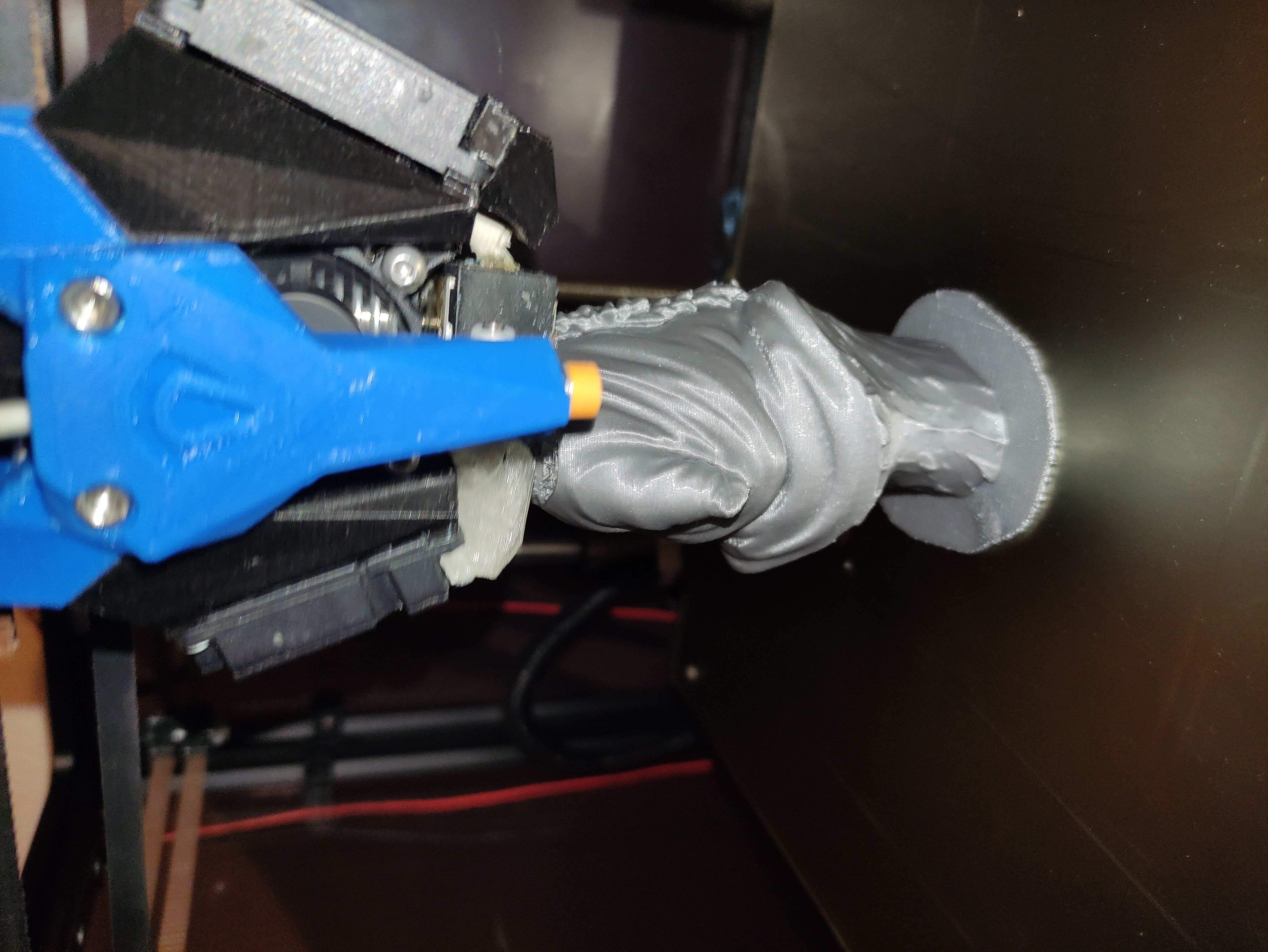 Death as Santa bust 3D print model_11