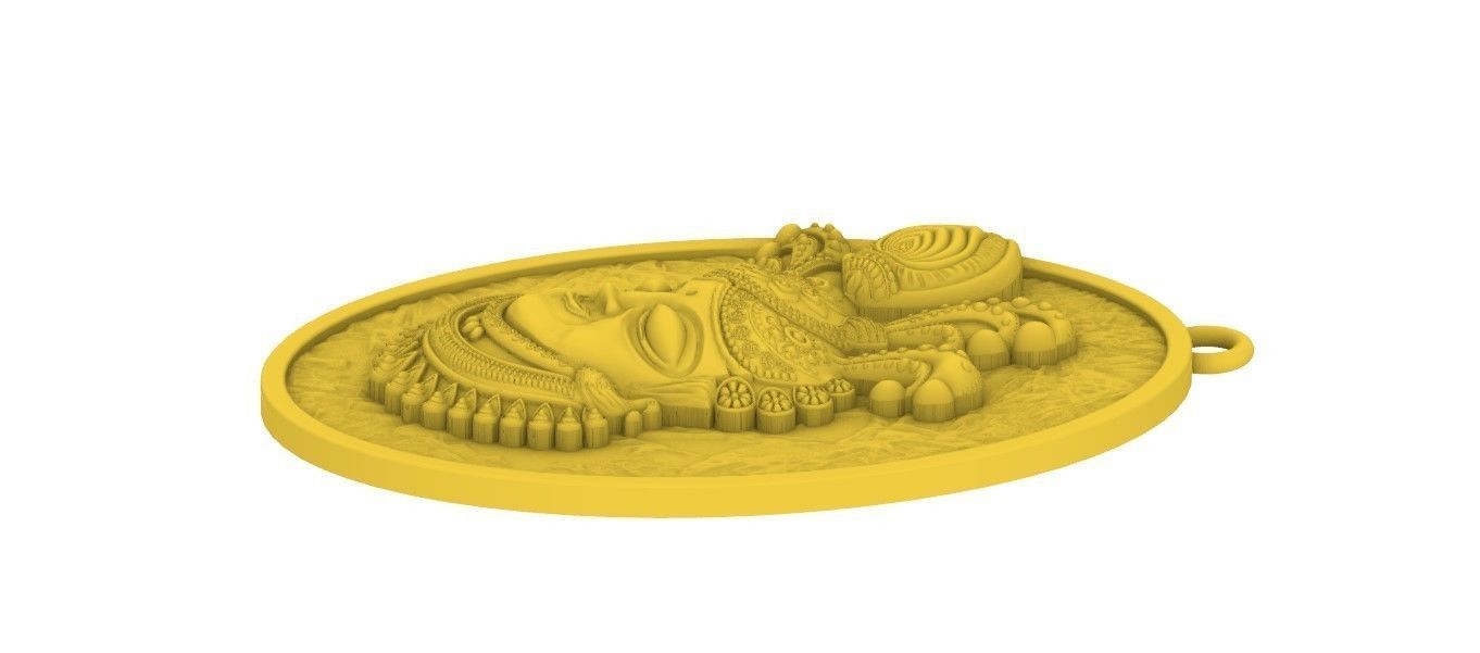 Lord Shrinath Ji Pendant Design 3D print model_1