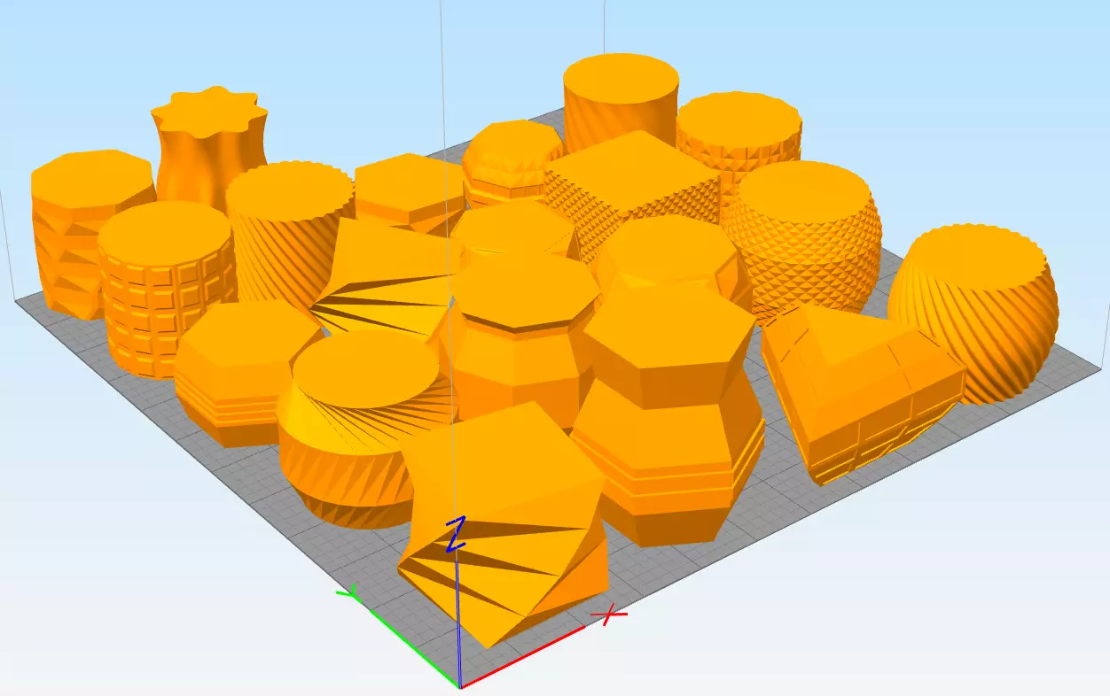 20 Vases Free 3D print model_0