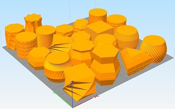 20 Vases Free 3D print model