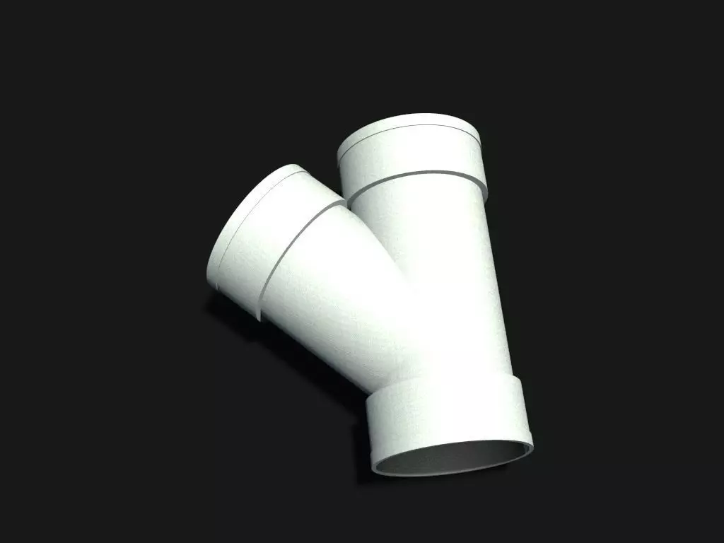 Y Pvc Pipe 3D print model_0