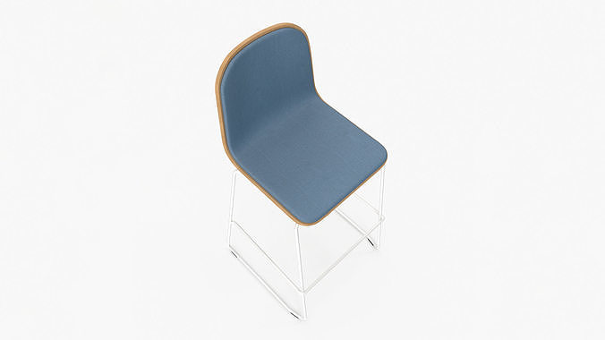 Jane Bar Chair 3D model 4
