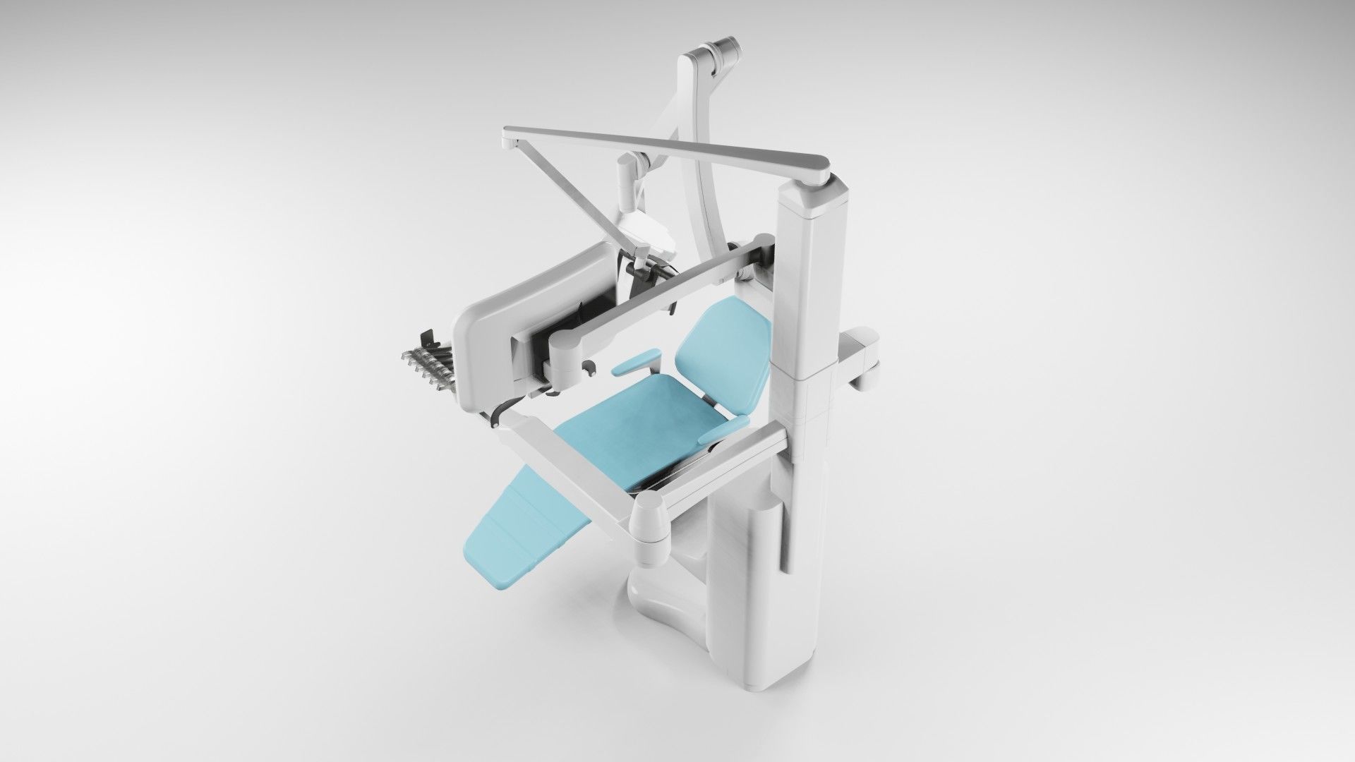 Dentist Chair Low-poly 3D model_13