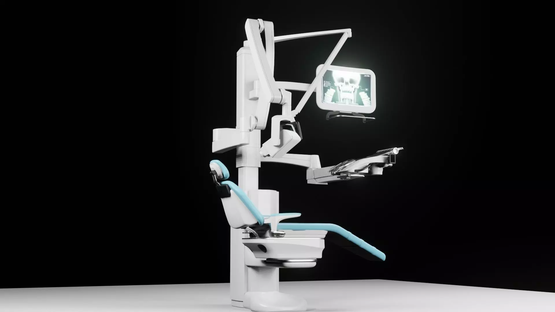 Dentist Chair Low-poly 3D model_0