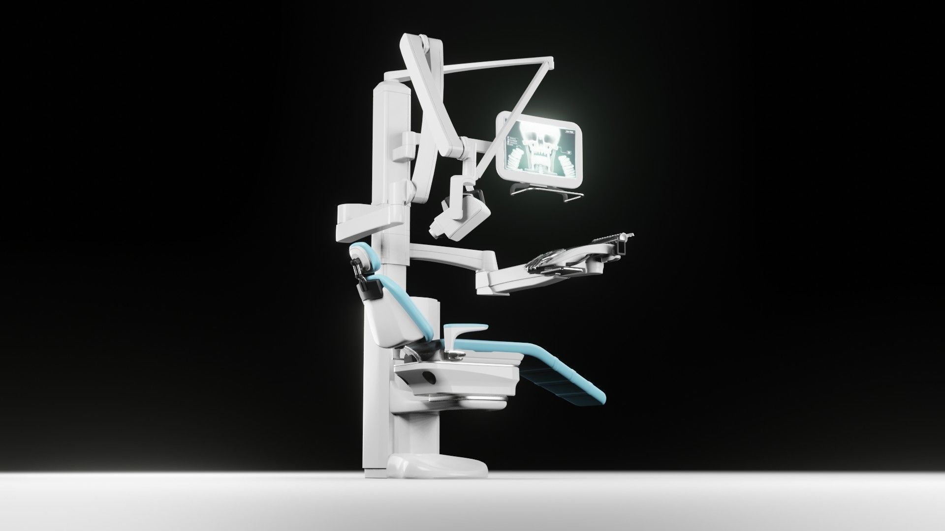 Dentist Chair Low-poly 3D model_6