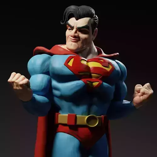 Superman DC comics 3D print model