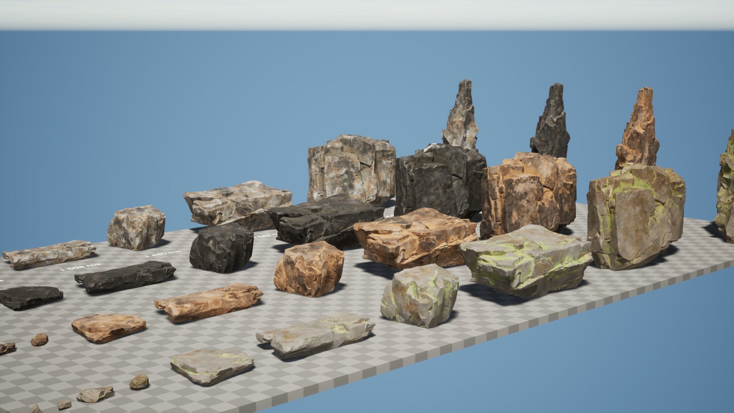 Rocks Pack Low-poly 3D model_8