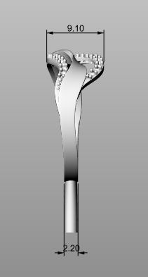 Ring ribbon plexus 3D print model_8