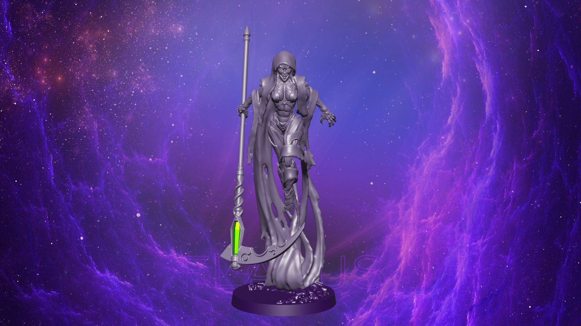 Nightbringer Girl 3D print model_9