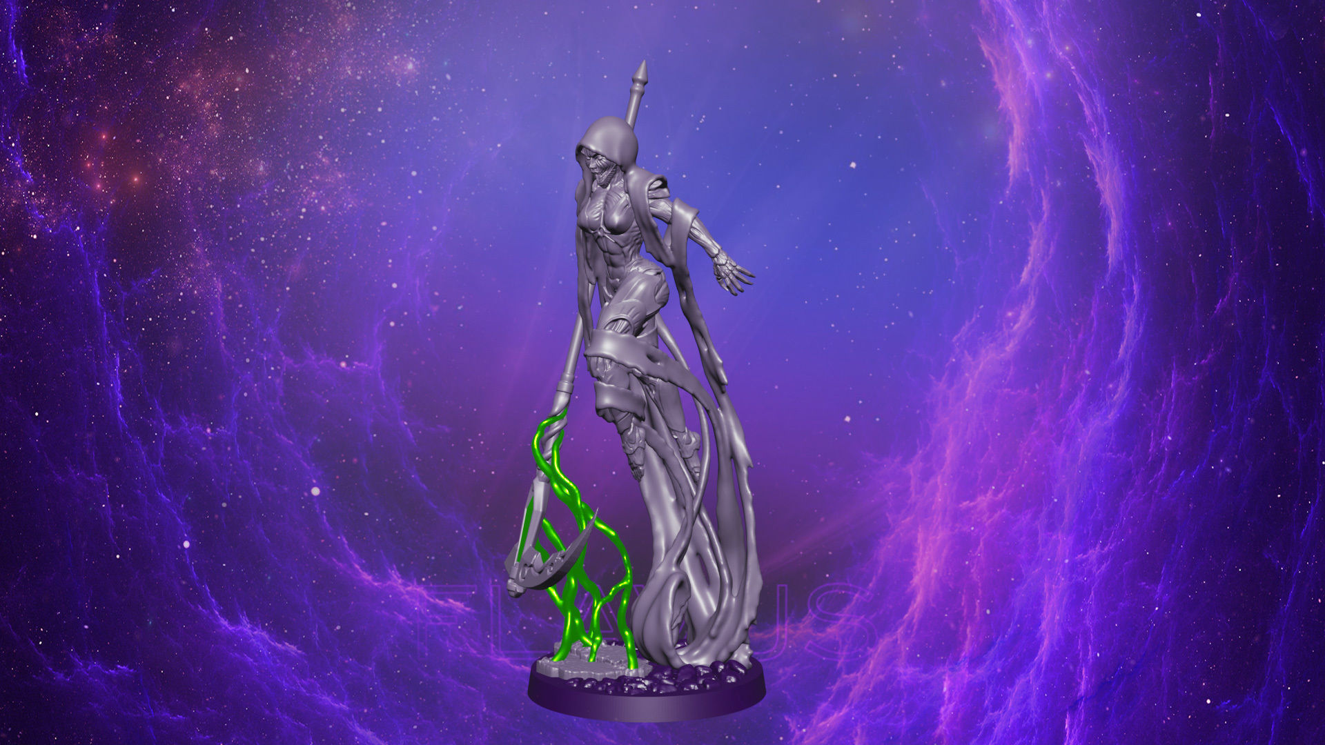 Nightbringer Girl 3D print model_8