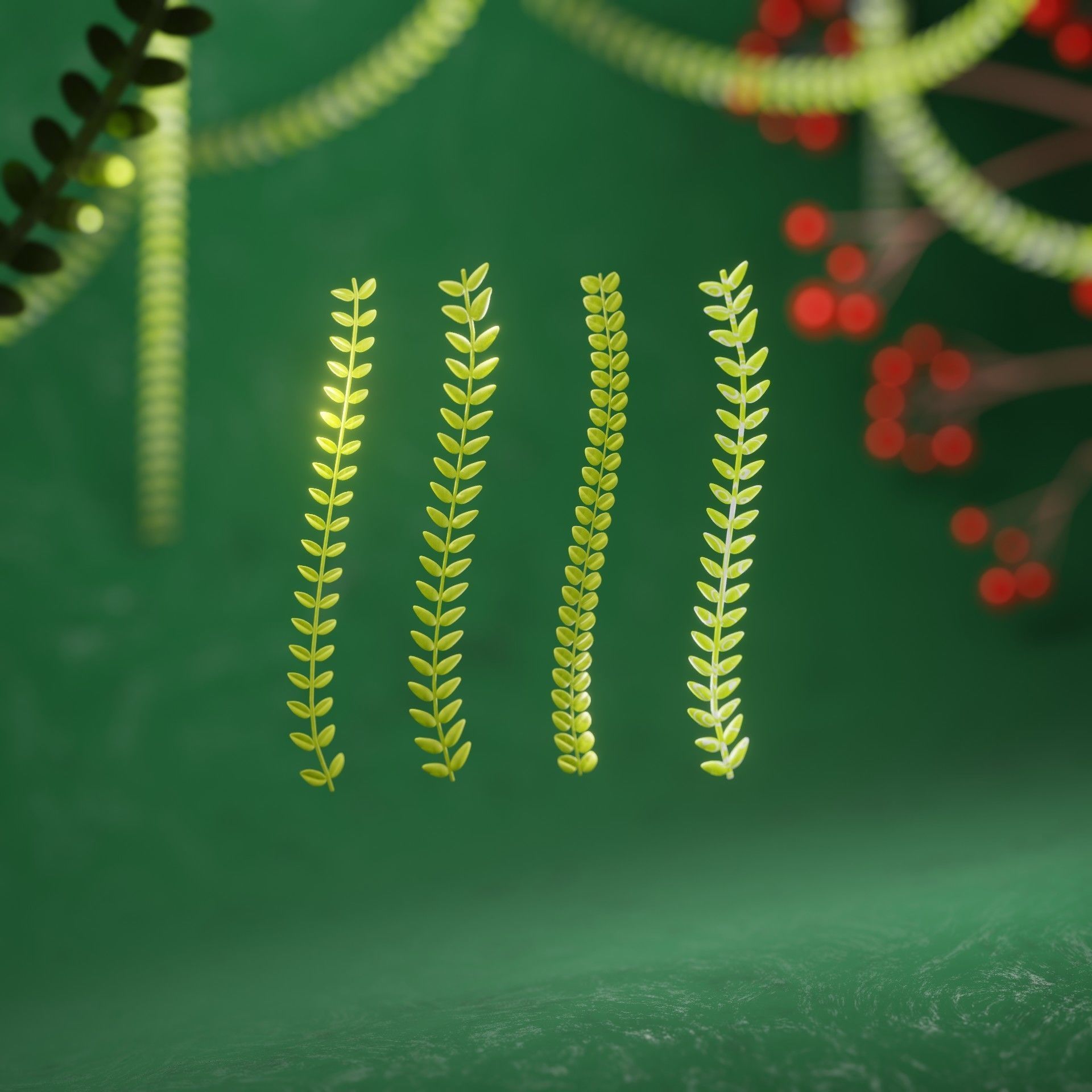 Stylized Plants Pack 3D model_12