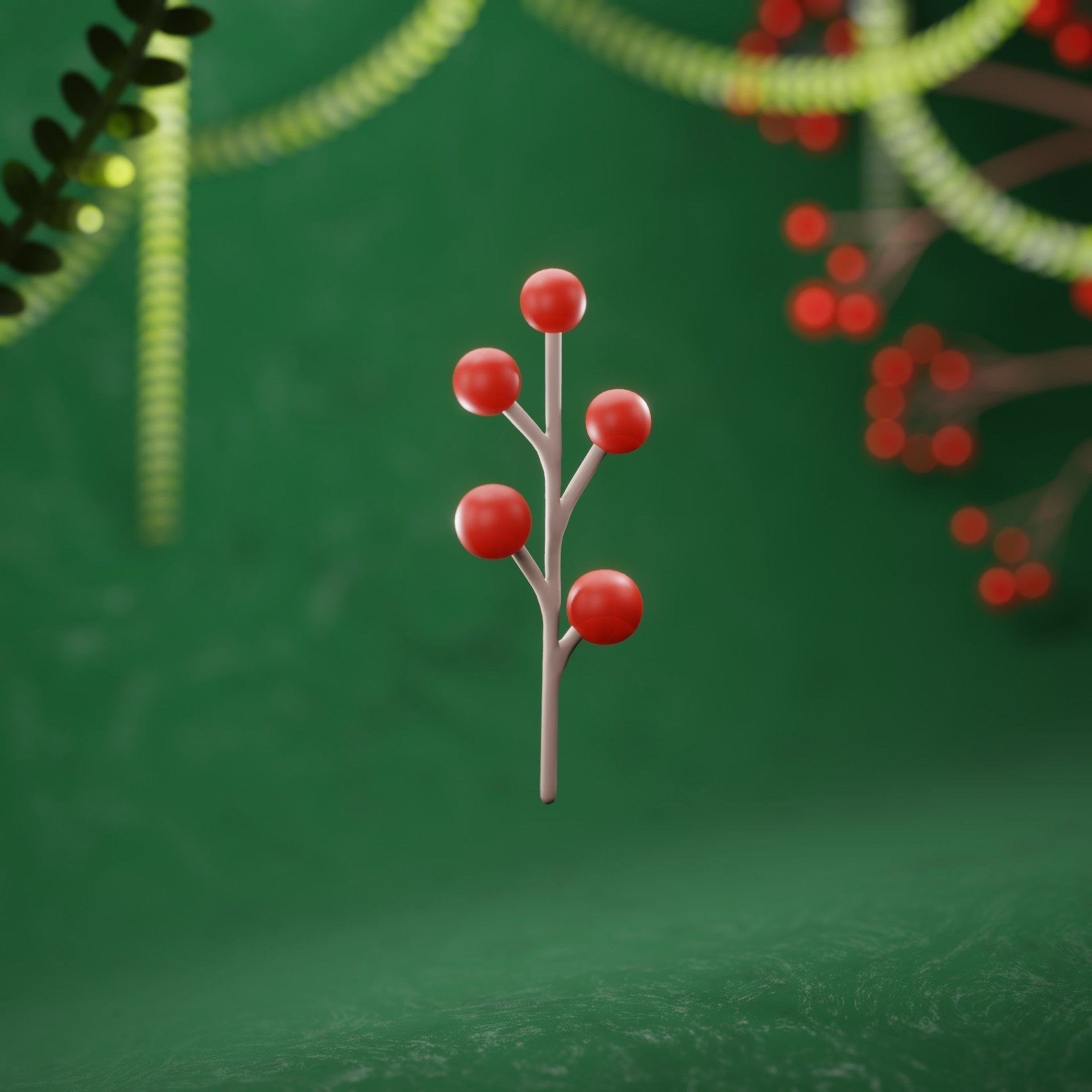 Stylized Plants Pack 3D model_9