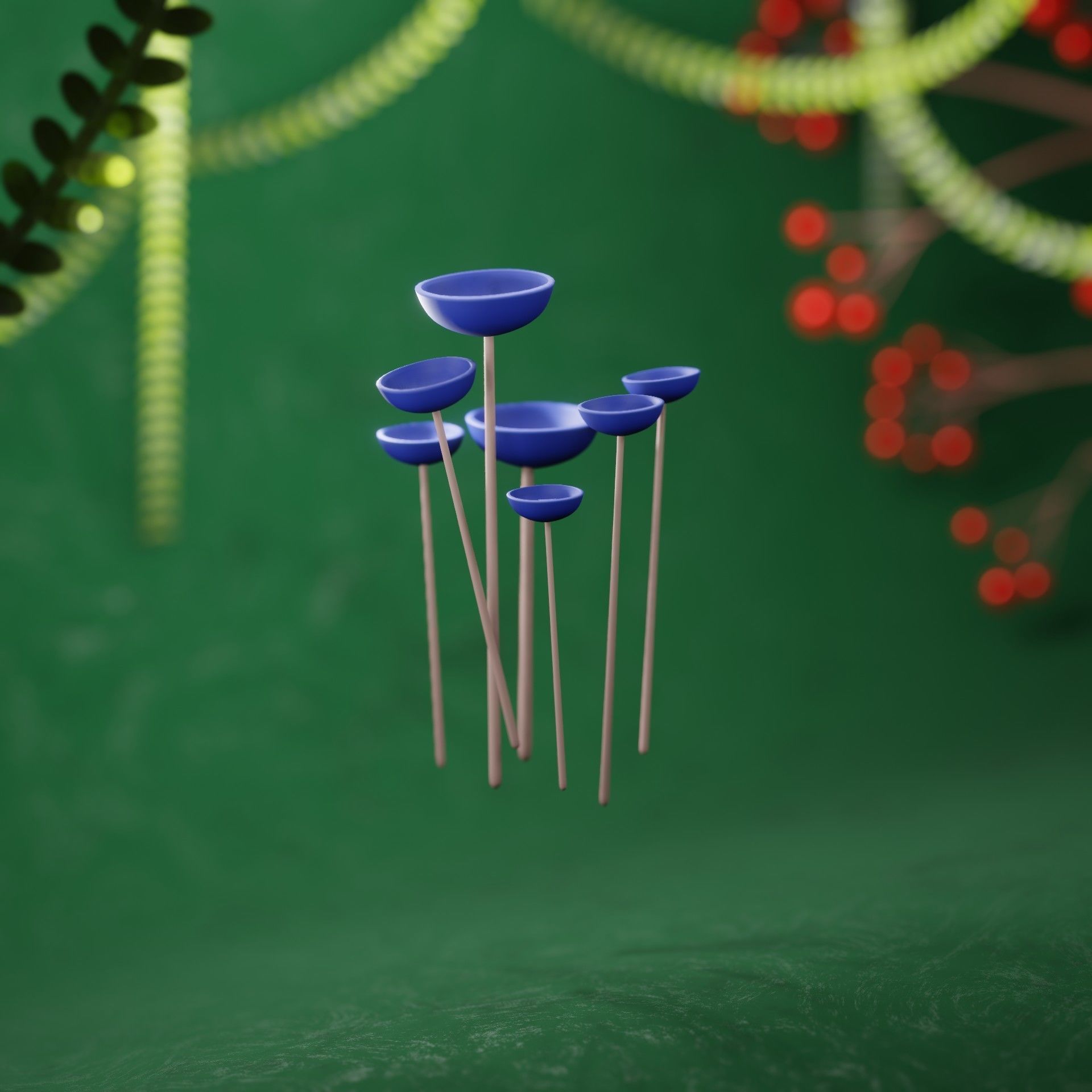 Stylized Plants Pack 3D model_7