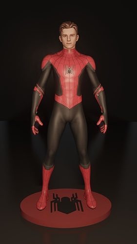 Spider-Man spider man statue 3D print model