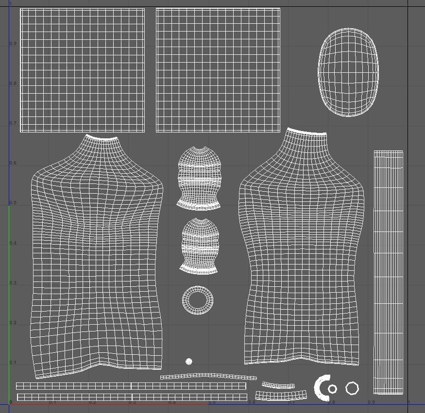 tailors dummy pbr 01 Low-poly 3D model_22