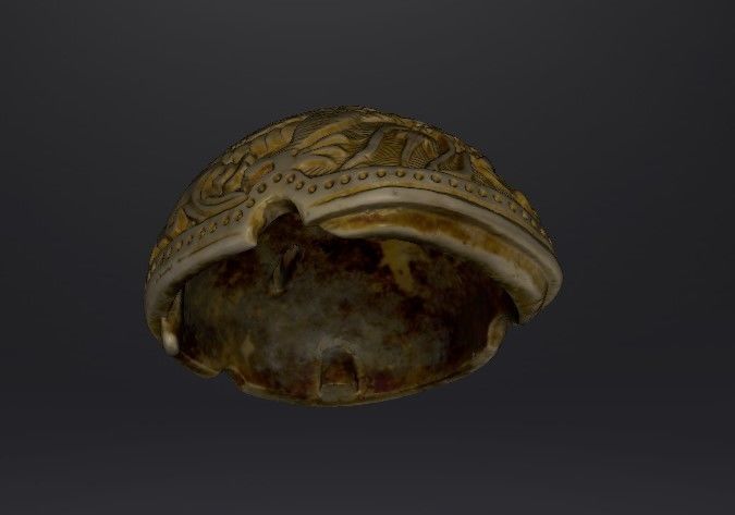 Skull Ashtray Or Dish 3D print model_5