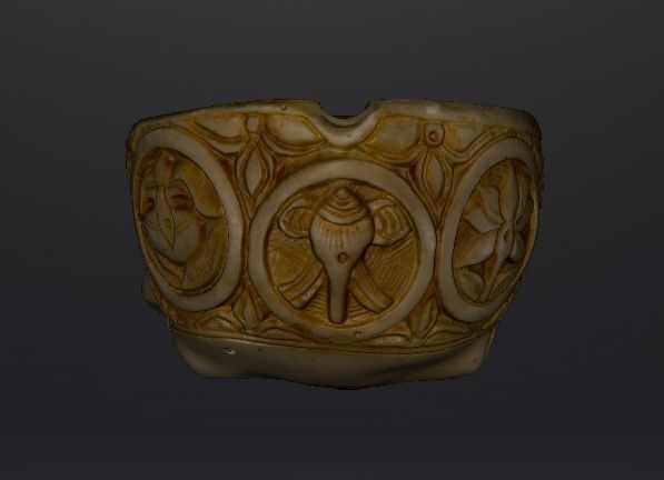 Skull Ashtray Or Dish 3D print model_4