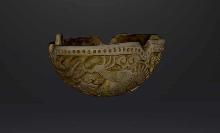 Skull Ashtray Or Dish 3D print model_8