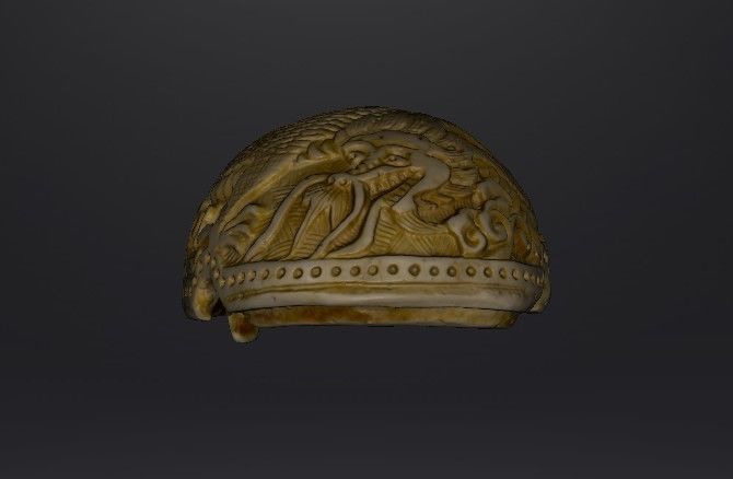 Skull Ashtray Or Dish 3D print model_6