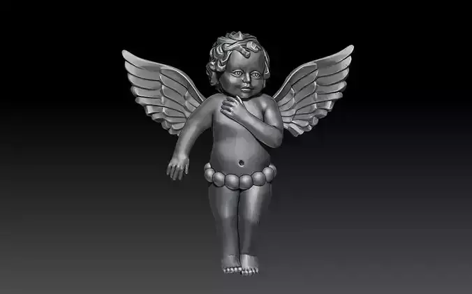 angel baby 3D print model
