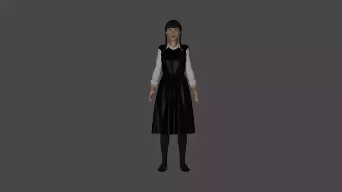 Wednesday Addams  - v1 3D print model