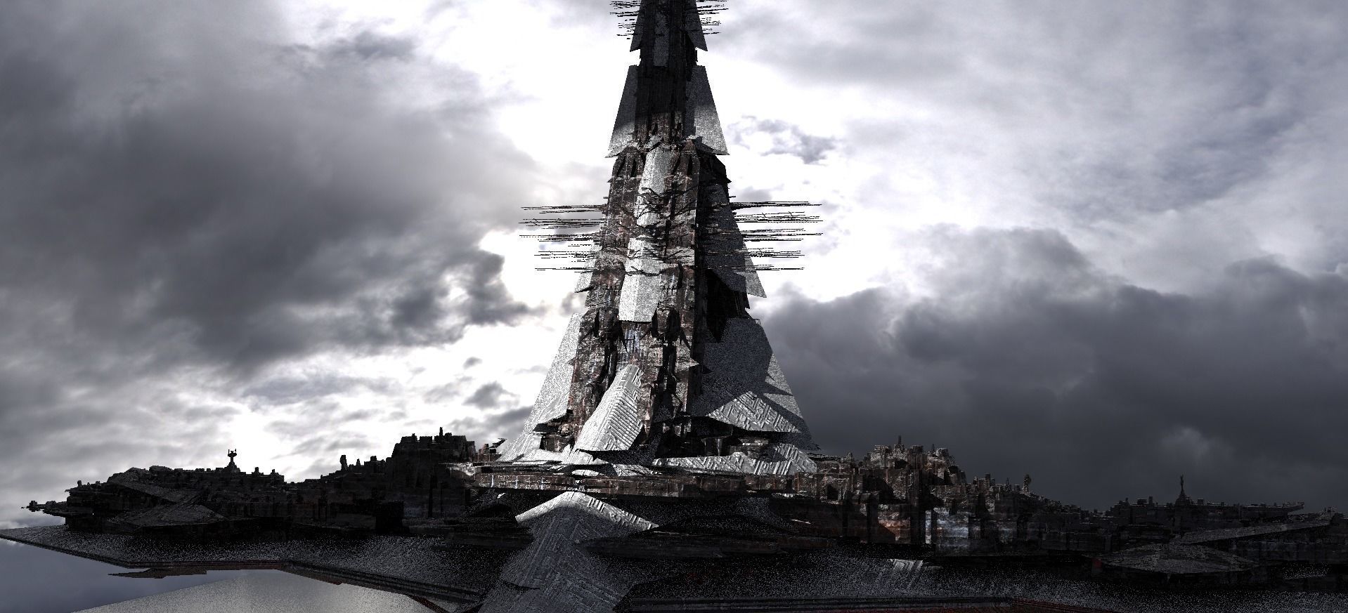 Ramesses Great pyramid Tower 3  Low-poly 3D model_1