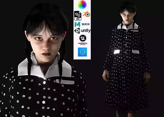 Wednesday Jenna Ortega Woman